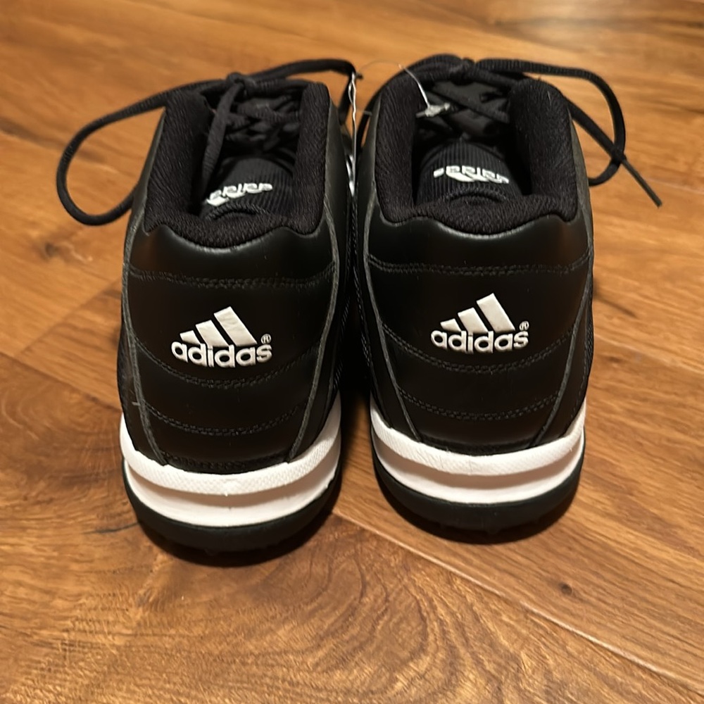 Adidas Turf Hog LE Mid Football Cleats Black White 467566 Men's Size 11 1/2- NEW - Picture 4 of 8